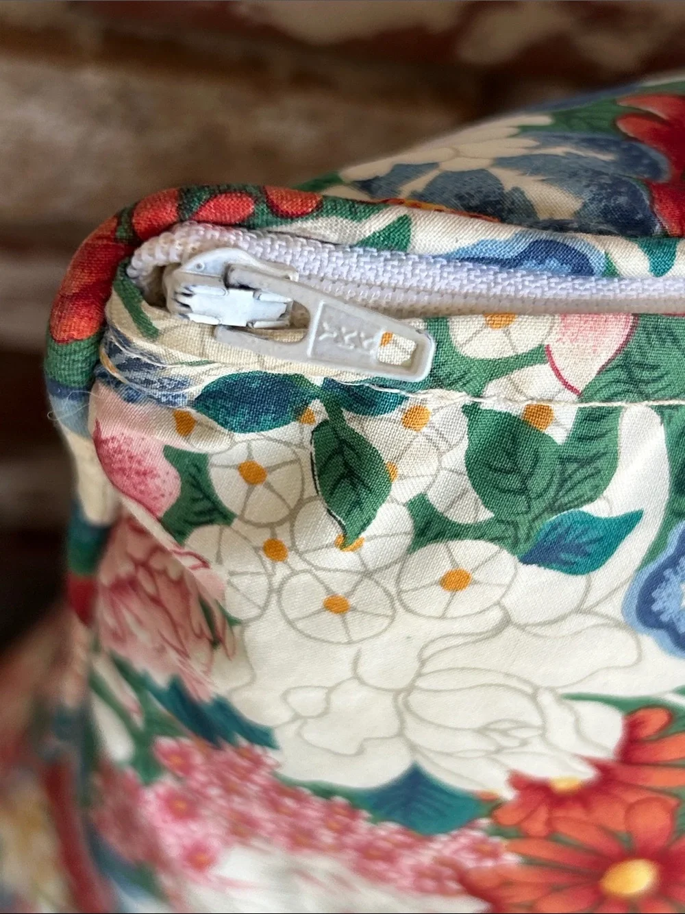 Vintage Ralph Lauren Thousand Flowers Feather Down Throw Pillow 18x18 one owner